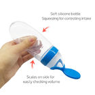 Food Grade BPA Free Silicone Baby Products Food Dispensing Spoon 195*50mm