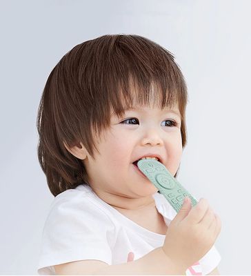सिलिकॉन दांत खिलौना बेबी Teether BPA मुक्त गर्मी ठंड प्रतिरोधी साफ करने के लिए आसान